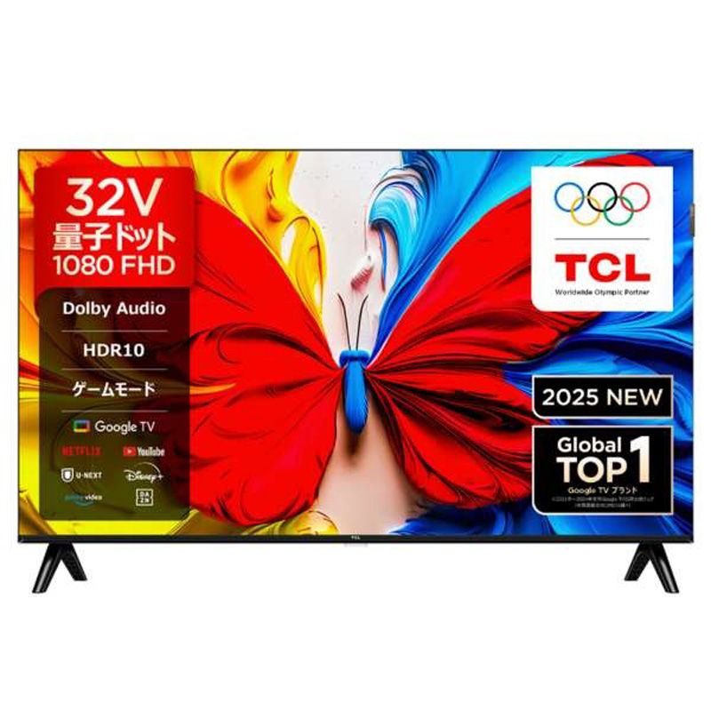 メーカー TCL ティーシーエル 32 S 5 K V型 フルハイビジョン液晶テレビ スリムデザイン