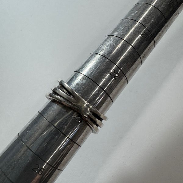 Navajo/ナバホ族 TOM HAWK/トムホーク作 2ラインリング 24号 - メルカリ