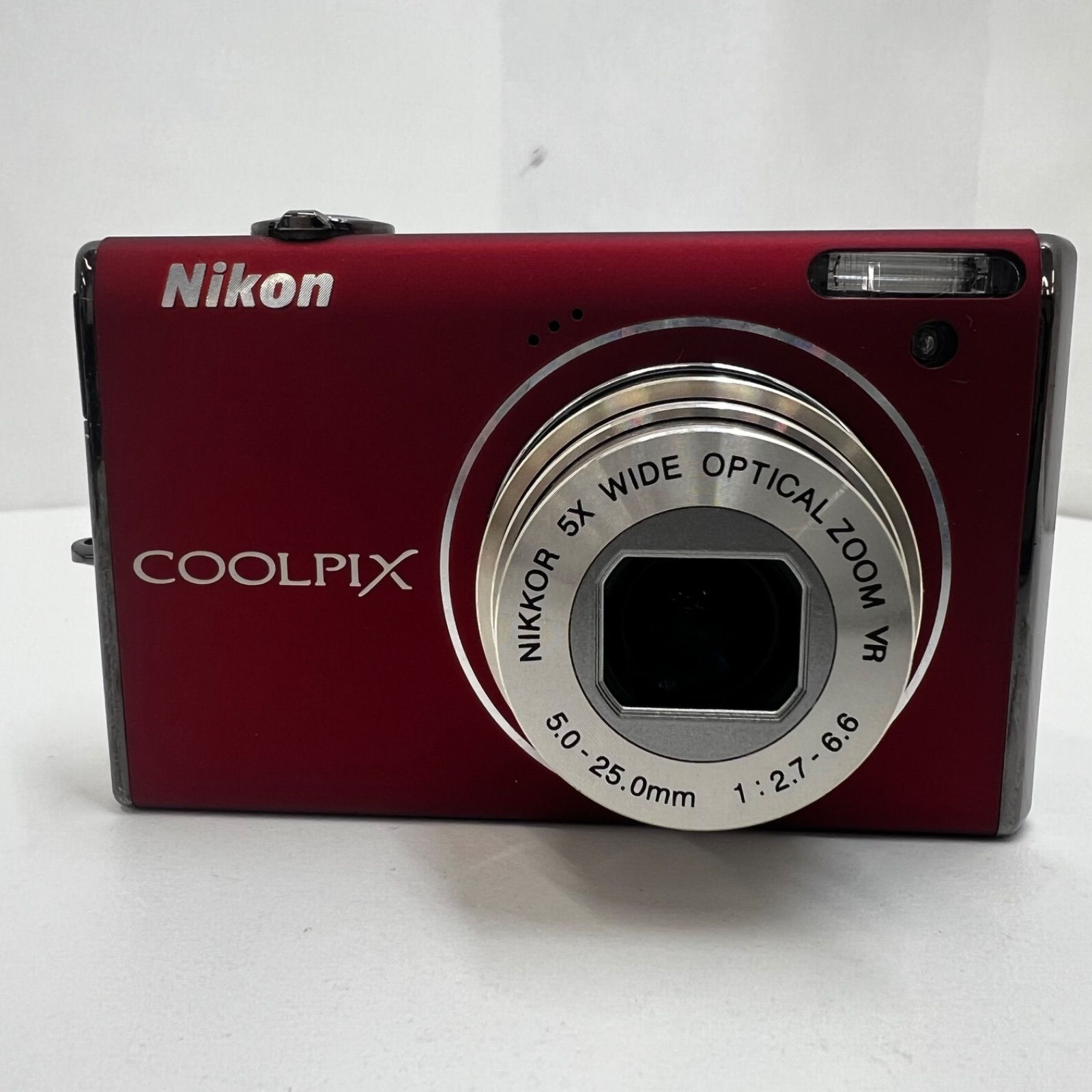 1-000134】 Nikon COOLPIX S640 ニコン クールピクス デジカメ レッド