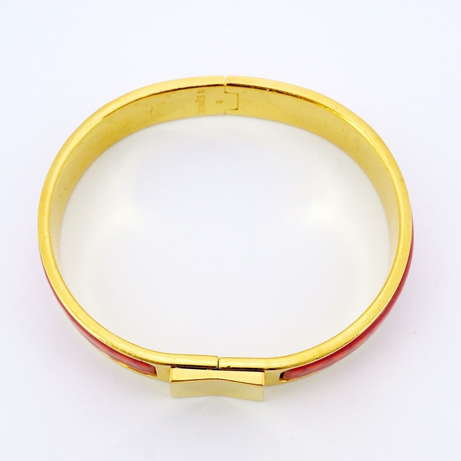 HERMES バングル レッド クリッククラックPM HERMES バングル レッド クリッククラックPM HERMES エルメス