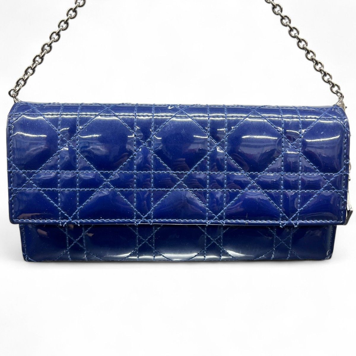 Christian Dior ディオール カナージュ チェーンウォレット チェーン