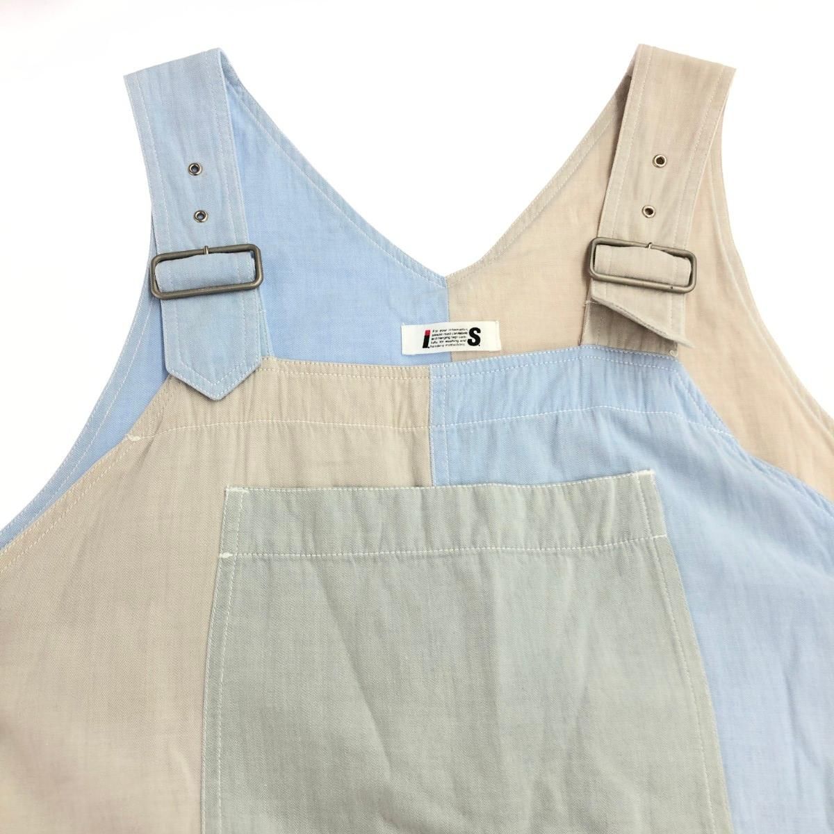 ISSEY MIYAKE i.s.タグ ジャンパースカート サイズ:M アイエスイッセイ