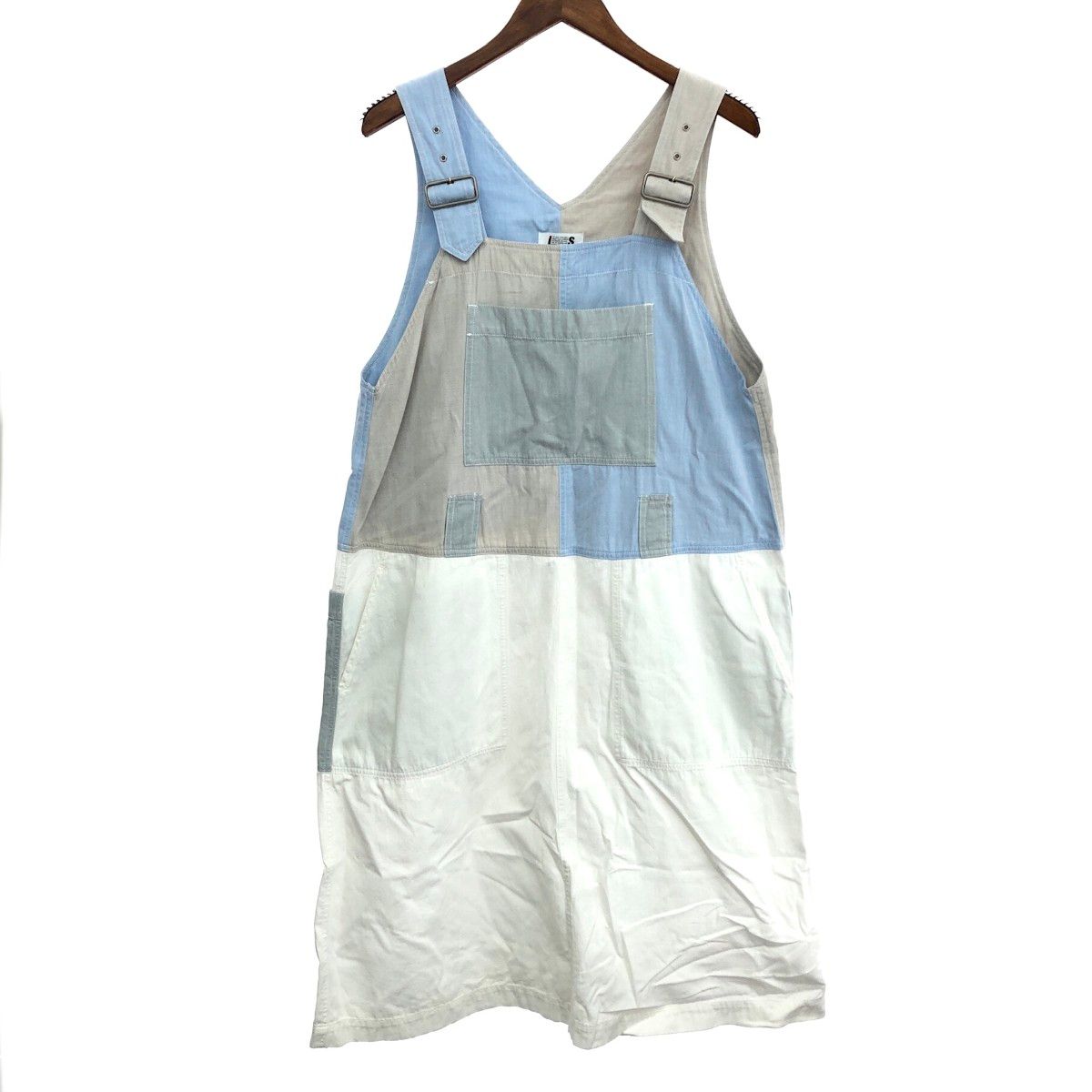 ISSEY MIYAKE i.s.タグ ジャンパースカート サイズ:M アイエスイッセイ