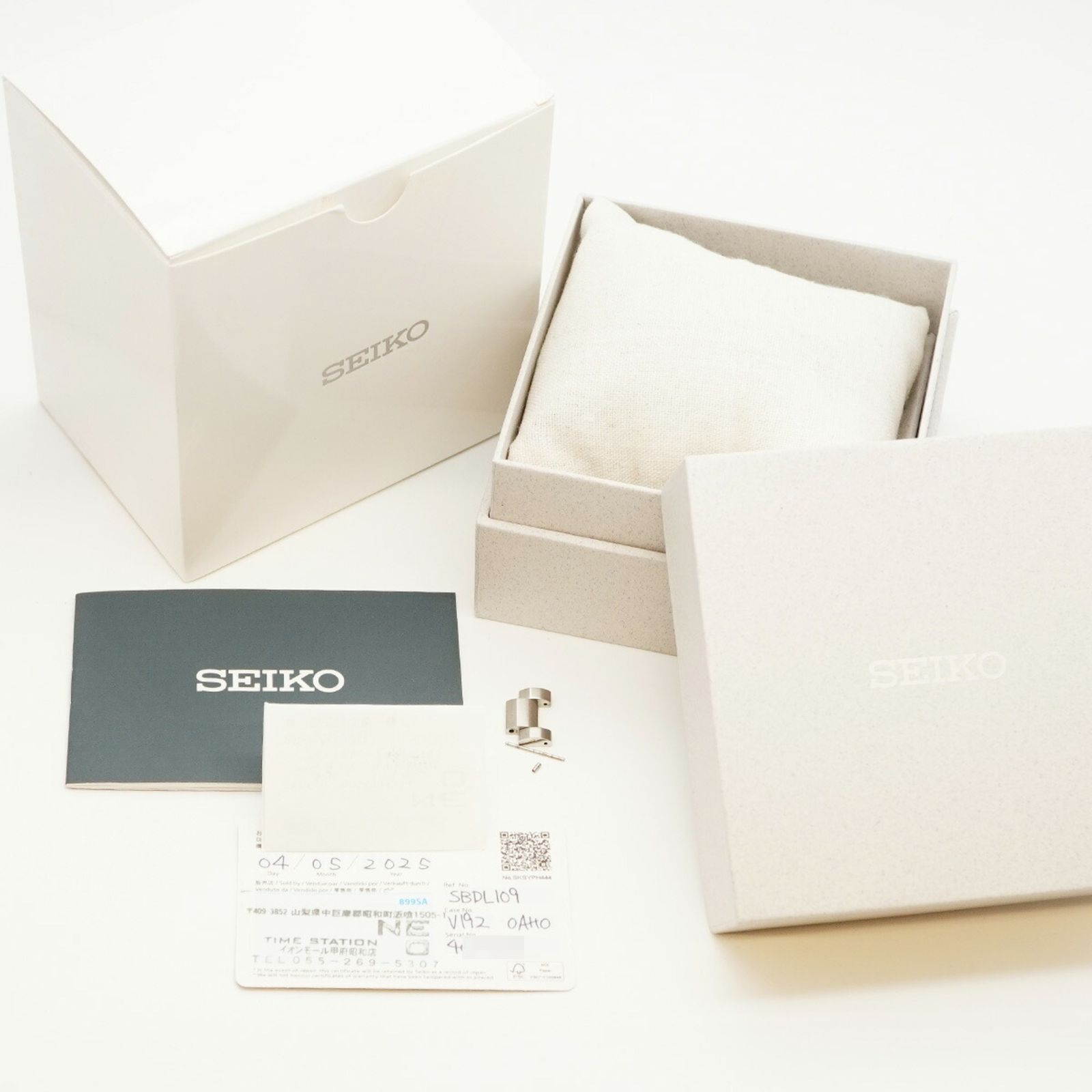 セイコー プロスペックス V 192 0 AH SBDL 109 青文字盤腕時計 メンズ