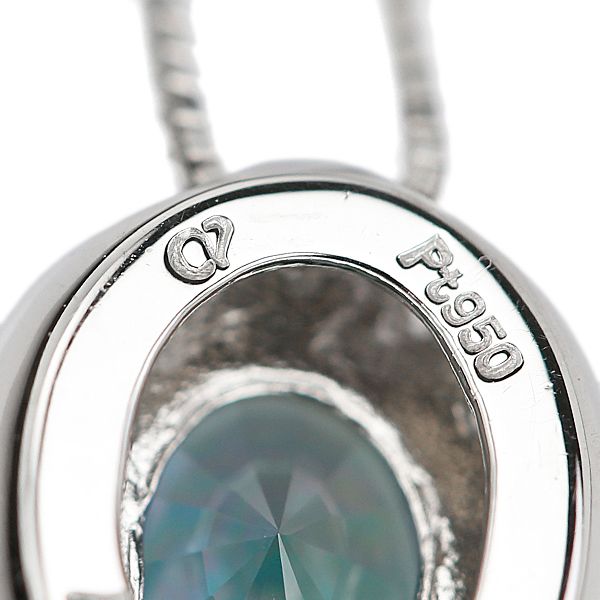 クレサンベール 京セラ アレキサンドライト ネックレス ダイヤモンド