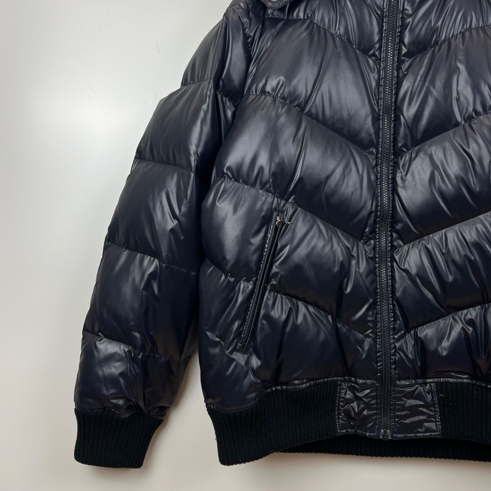 UNIQLO 00s y2k archive shiny fur down jacket XL ユニクロ 光沢
