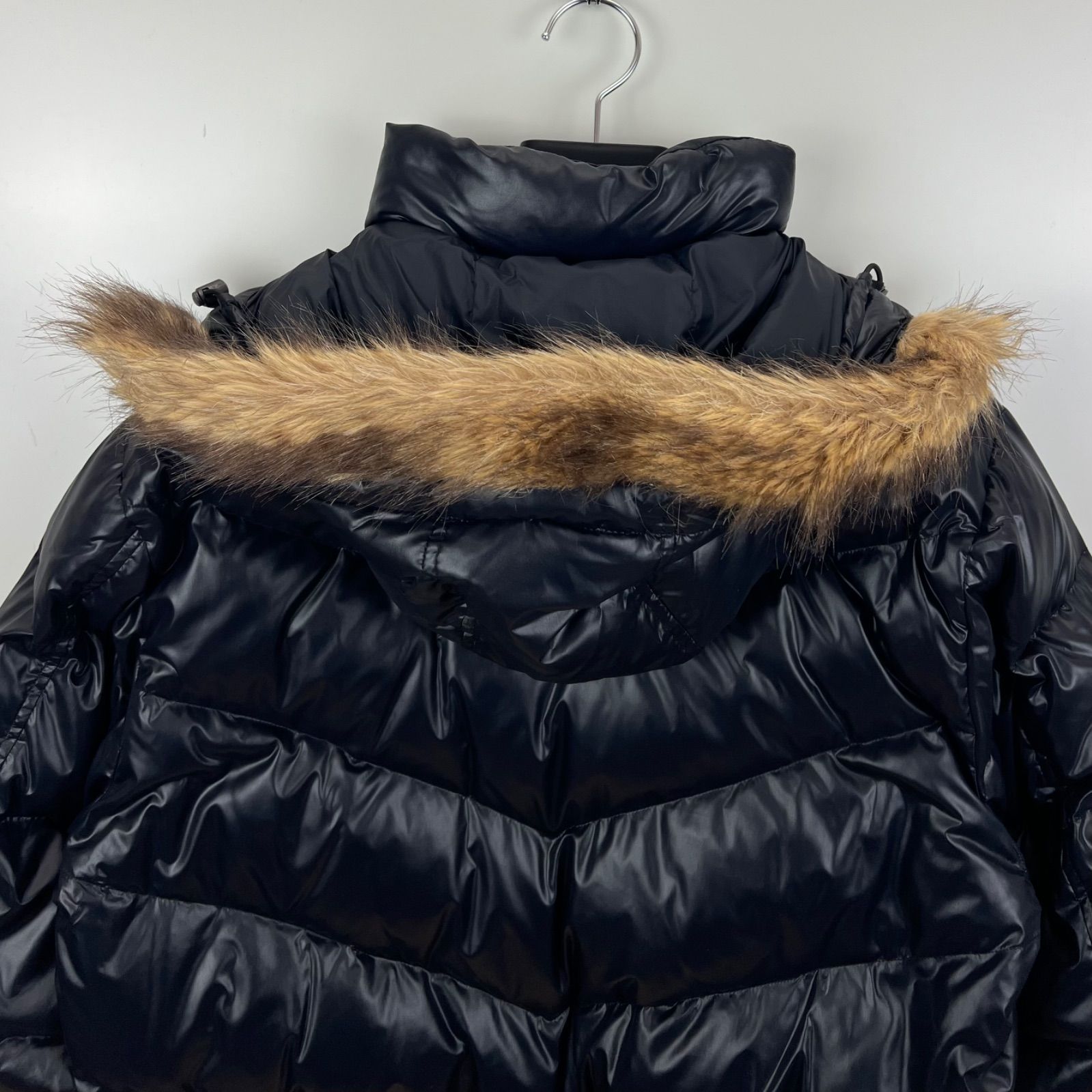 UNIQLO 00s y2k archive shiny fur down jacket XL ユニクロ 光沢