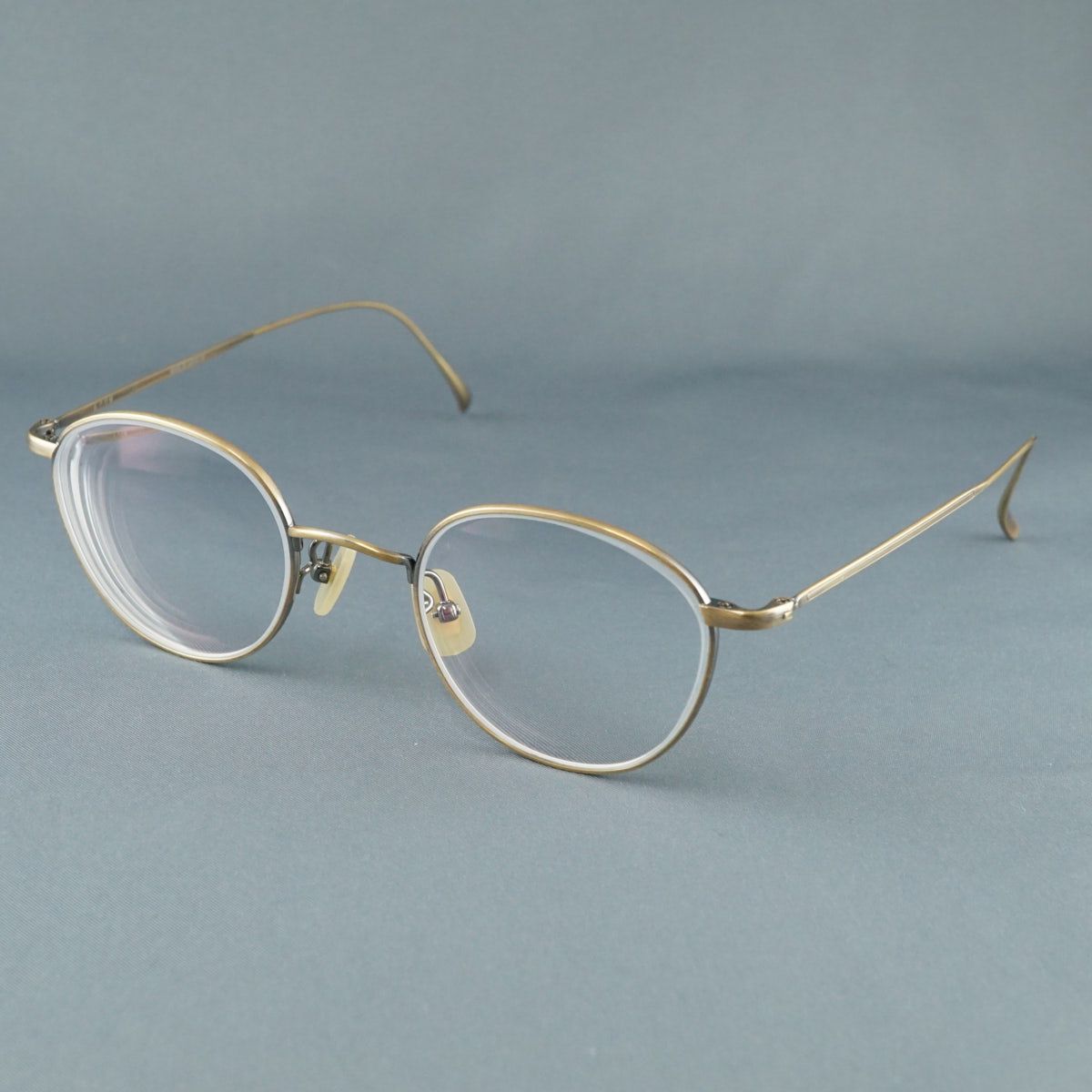 眼鏡 金子眼鏡 VINTAGE KV-78L USED美品 ATG アンティークゴールド