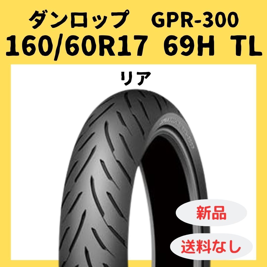 ダンロップ GPR 300 160 60 R 17 TL 310755