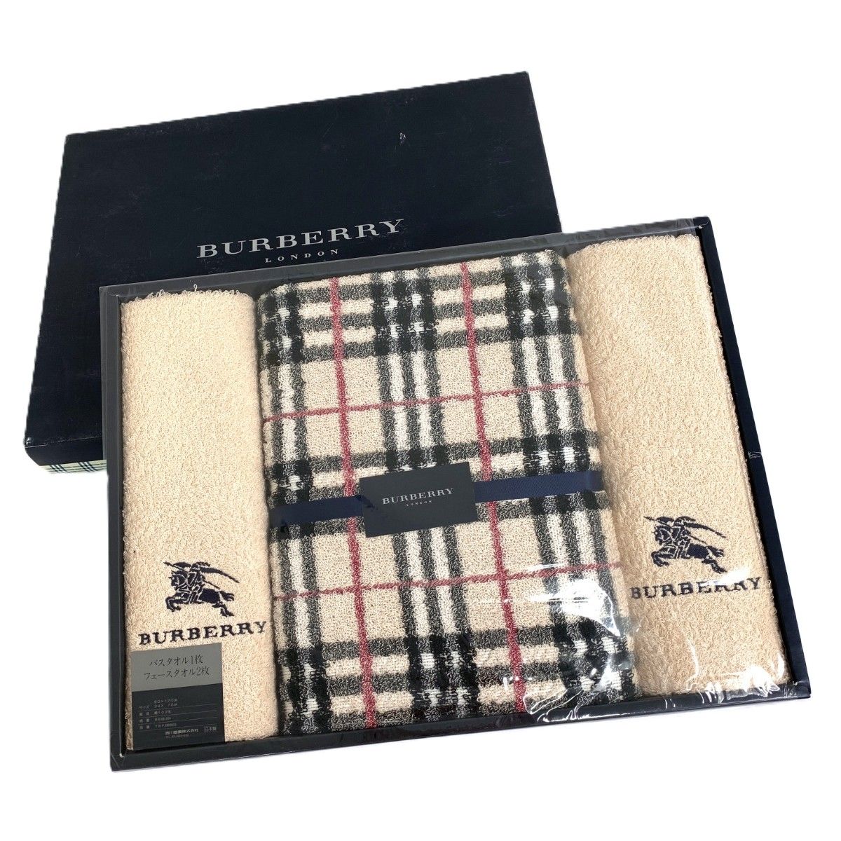 #バーバリーロンドン#BURBERRYLONDON BURBERRY LONDON バーバリーロンドン タオルセット 60×120、34×75 ノバ
