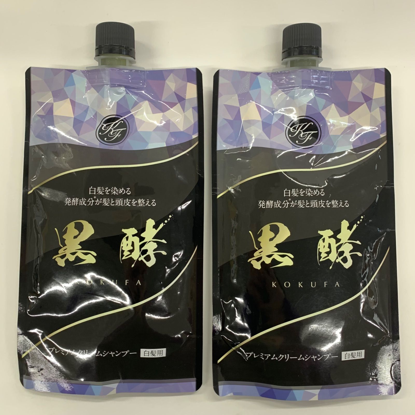 L1683 K 黒酵 KOKUFA プレミアムクリームシャンプー 白髪用 プレミアム