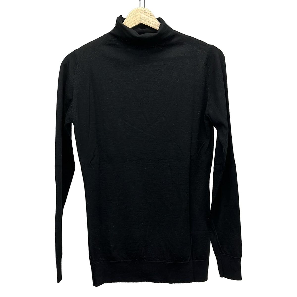 JOHN SMEDLEY(ジョンスメドレー) 長袖セーター レディース - 黒