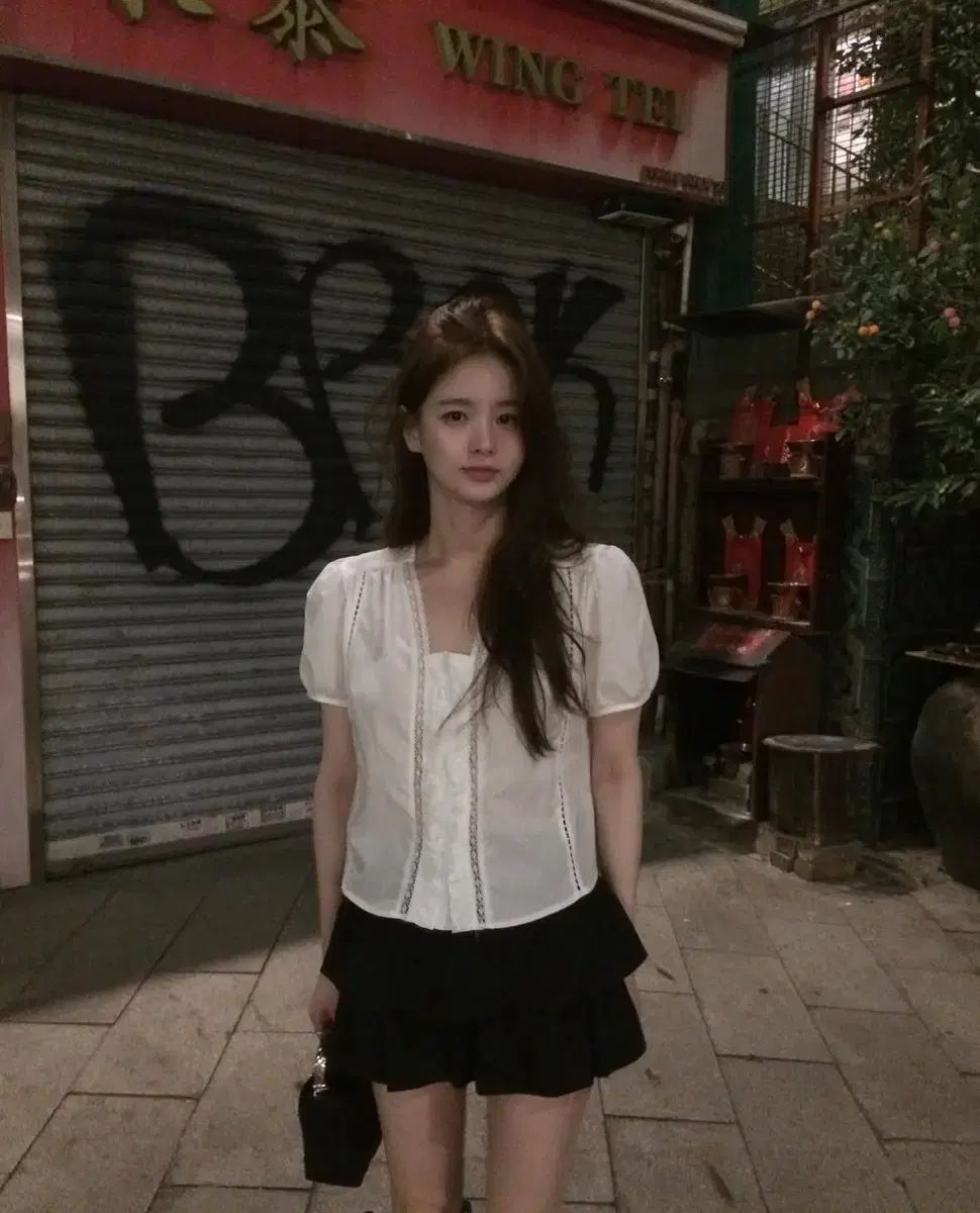 ショップウール バービーフリル スカート ブラック m