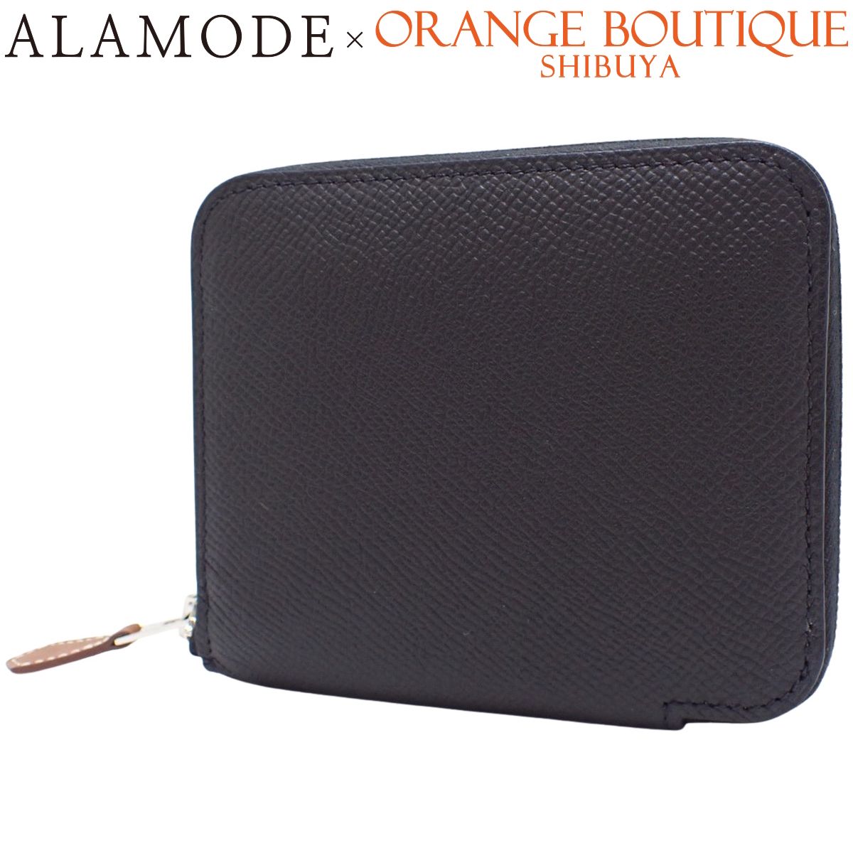 HERMES エルメス アザップコンパクト シルクイン カシス ヴェールフィズ ブラック黒 パープル紫 マルチカラー エプソン シルク シルバー金具 W刻 コンパクトウォレット 財布 En Liberte 自由に アラモード