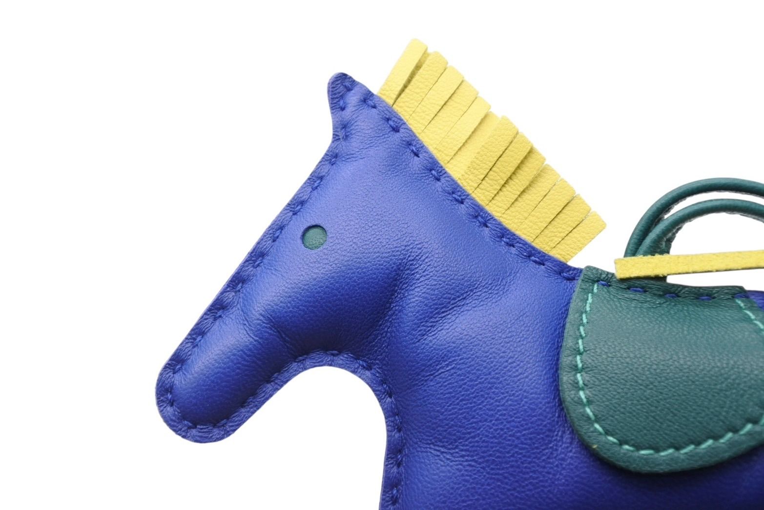 ✨️極美品✨️ エルメス ロデオチャームMM アニョーミロ バッグチャーム 水色 極美品 HERMES エルメス ロデオチャームMM バッグチャーム