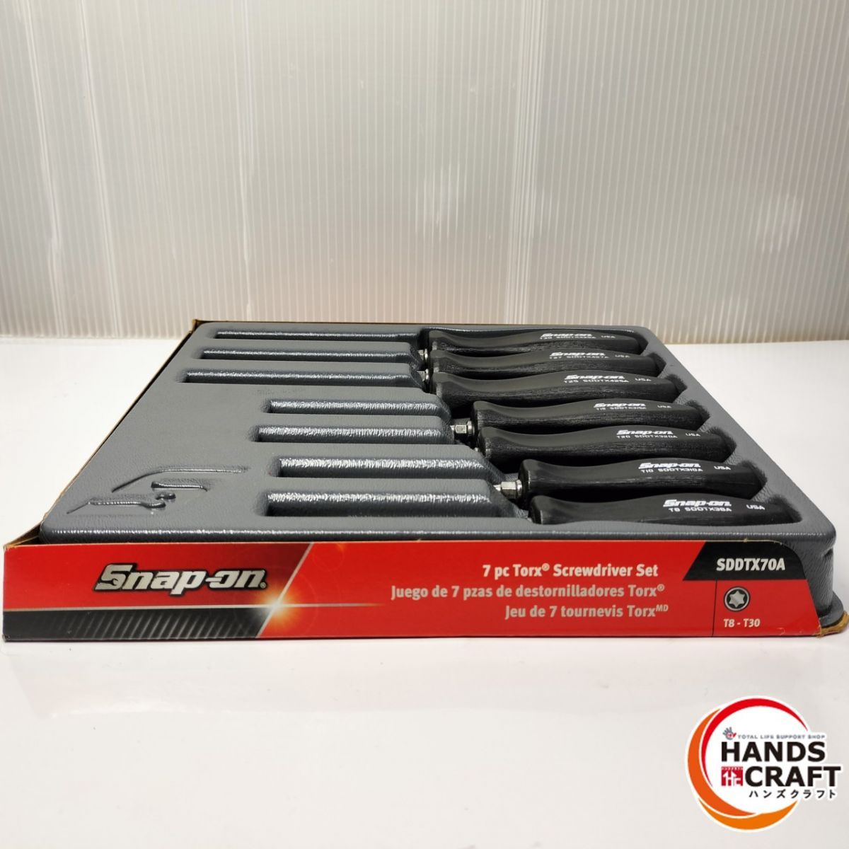 品 スナップオン Snap-on SDDTX トルクスドライバー ７本セット