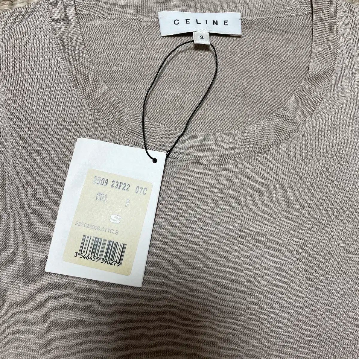 セリーヌ シルクxコットン スリーブレス トップス