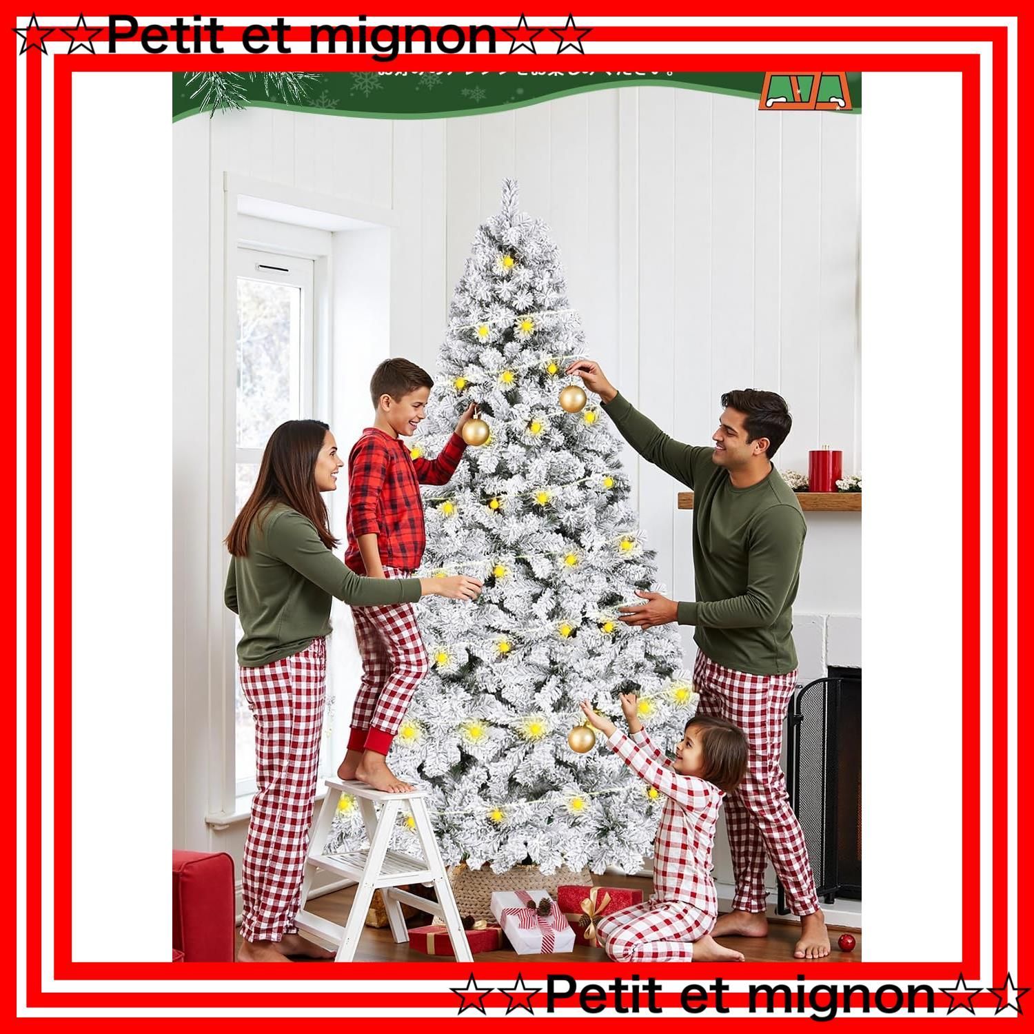 m-LED電飾付き Christmas