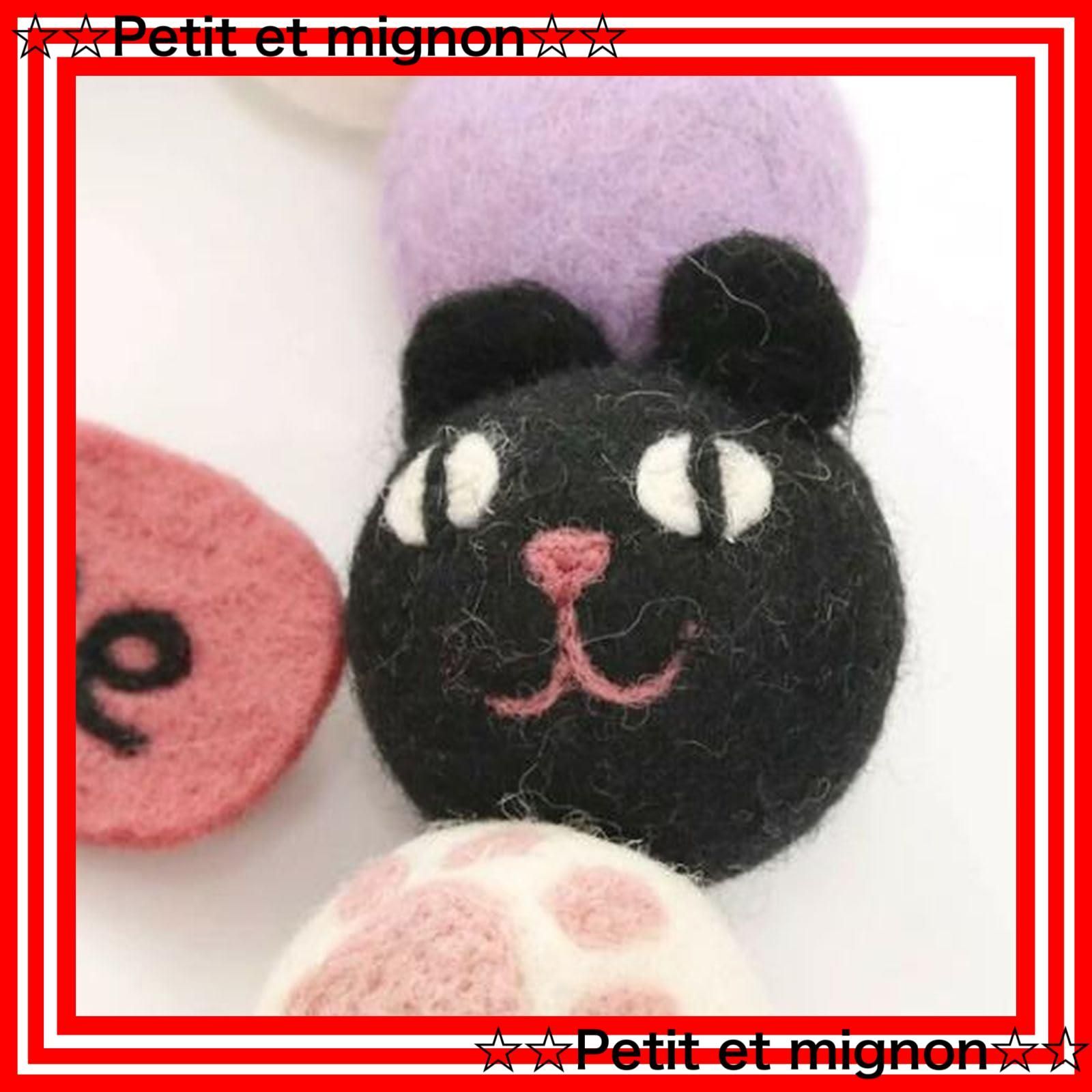 プレゼント フリースタイル ～ 飾り オーナメント フェルトリース 2 WAY ウェルカム ネコ 匠美風Select ワークショップ用 曲げやすい