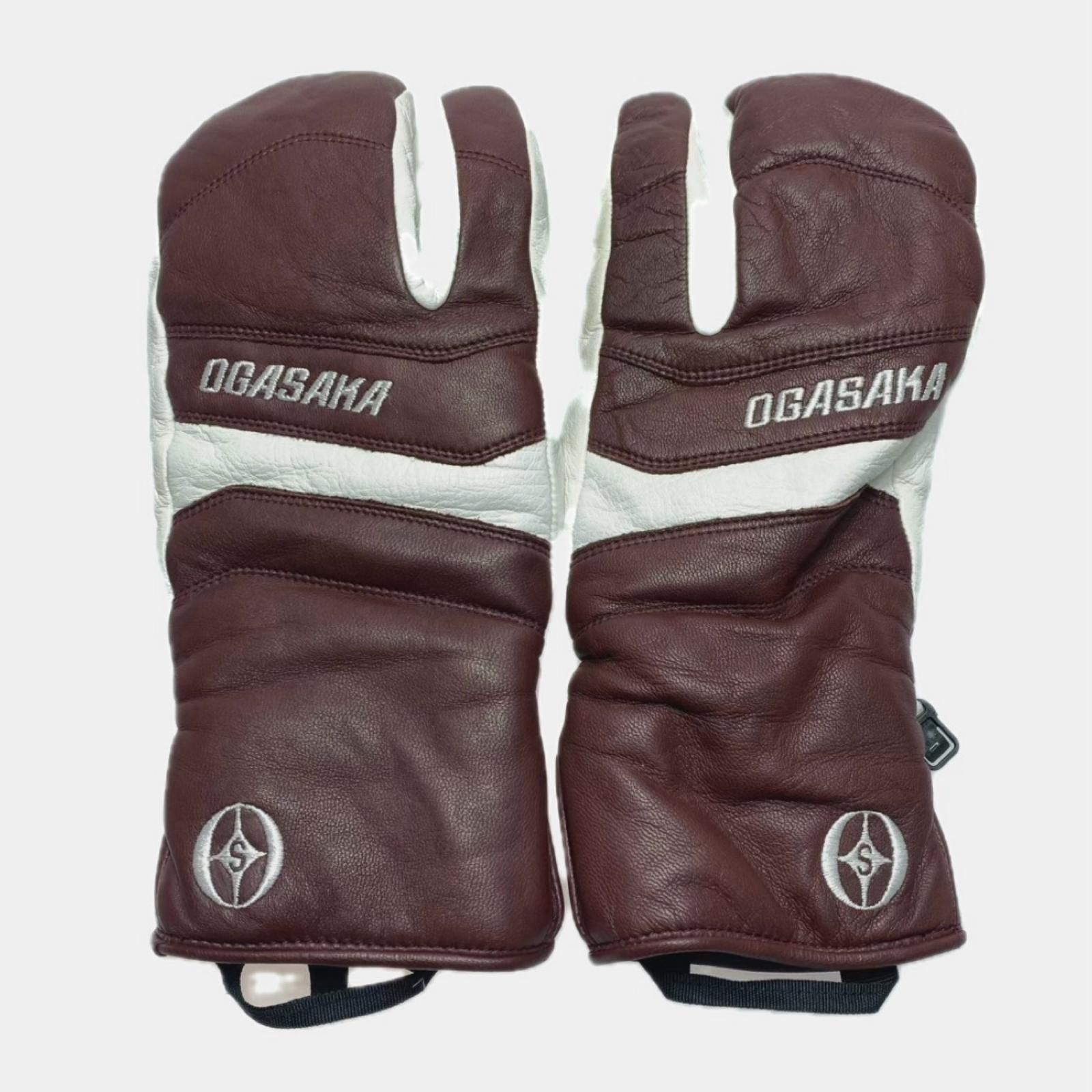 §§OGASAKA オガサカ グローブ 程度B ブラウン ホワイト