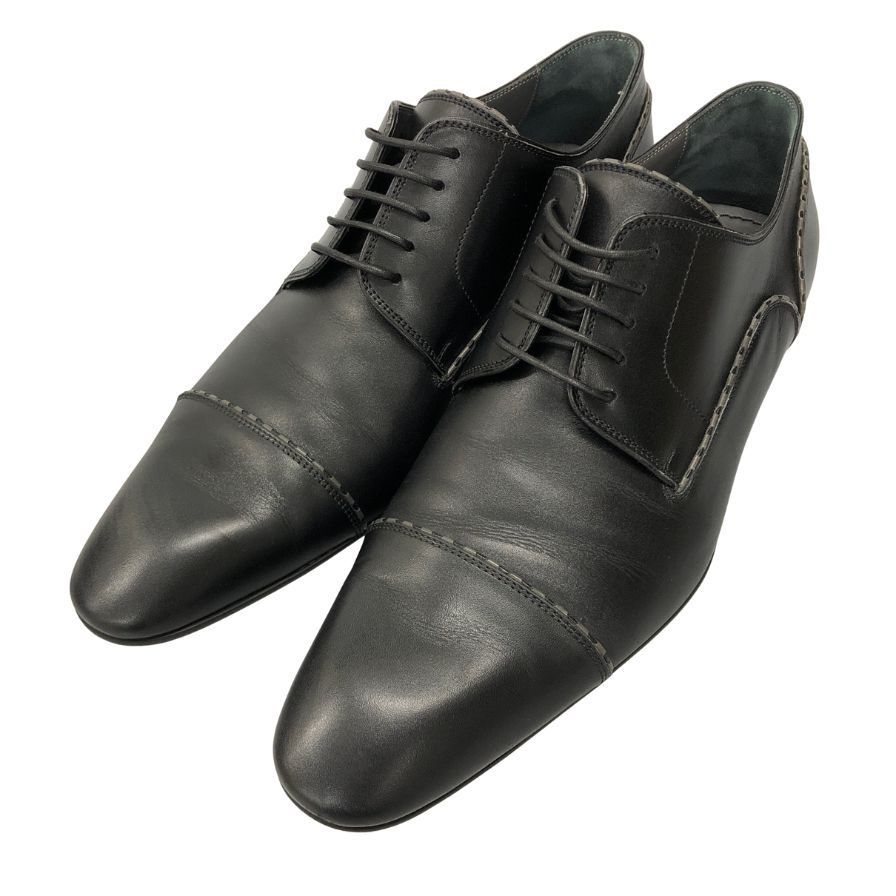 ルイヴィトン レザーシューズ ダービー 外羽根 ブラック【AFD9-2