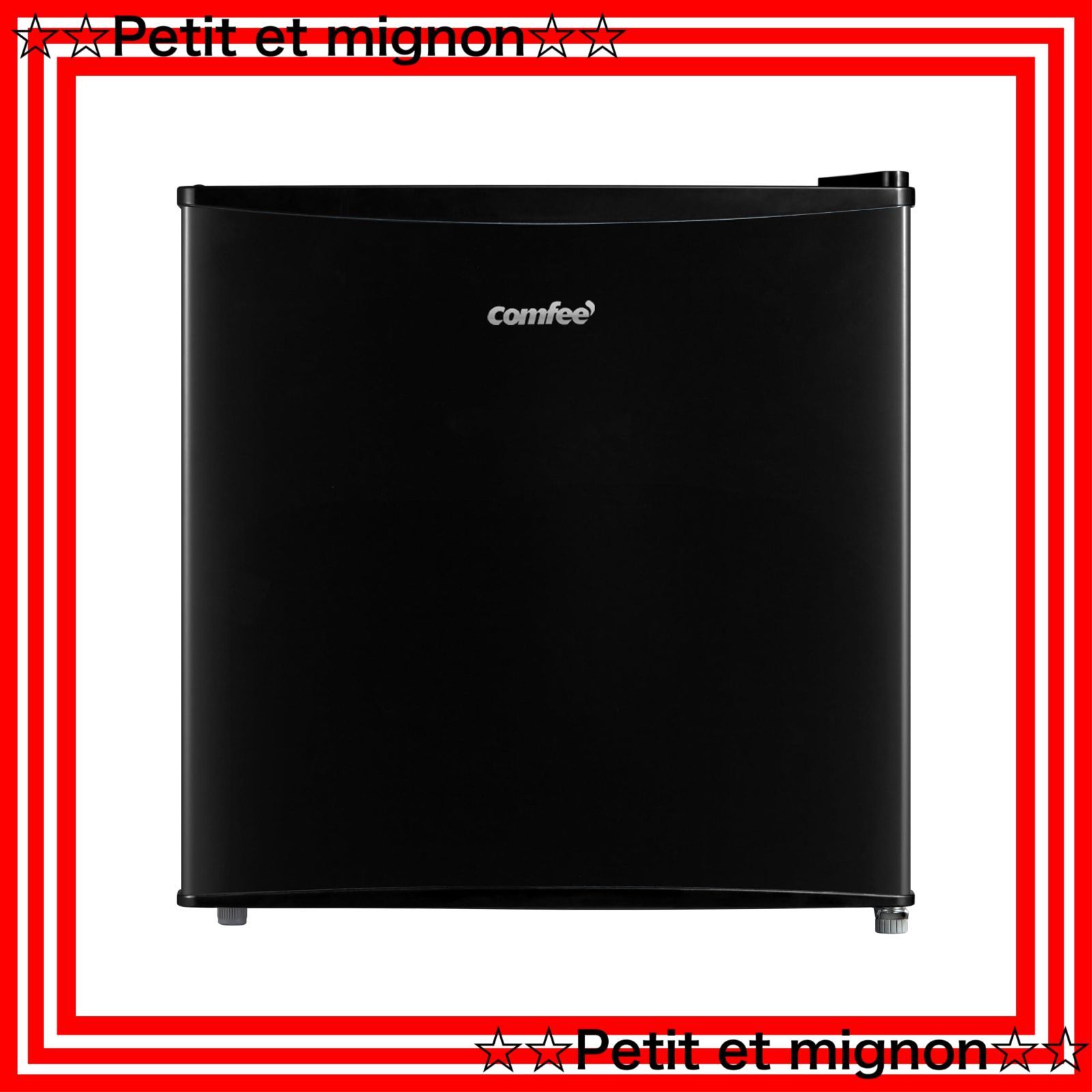 COMFEE 冷凍庫 32 L 前開き 温度調節7段階 コンパクト 省エネ ノンフロン ストッカー 小型 スリム ミニ 家庭用 E ブラック