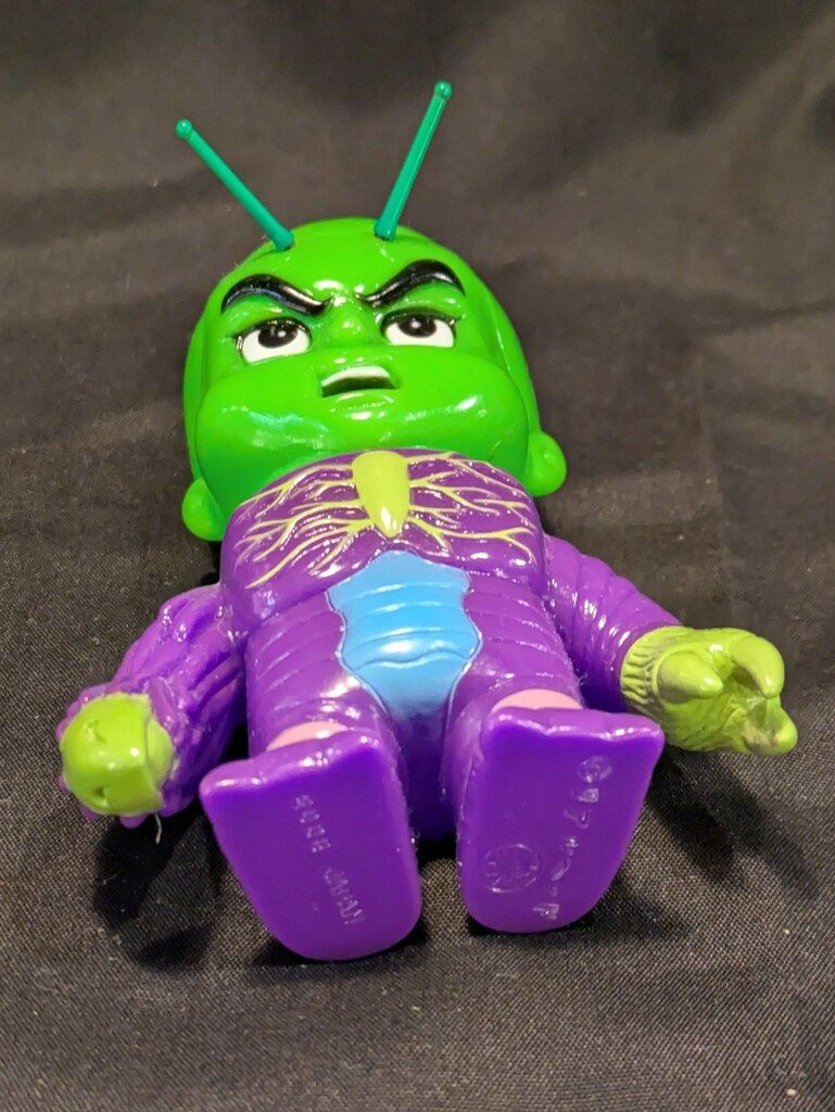 ゴッコ堂 REALHEAD 気ッコロ ボディ紫/頭黄緑成型 - メルカリ
