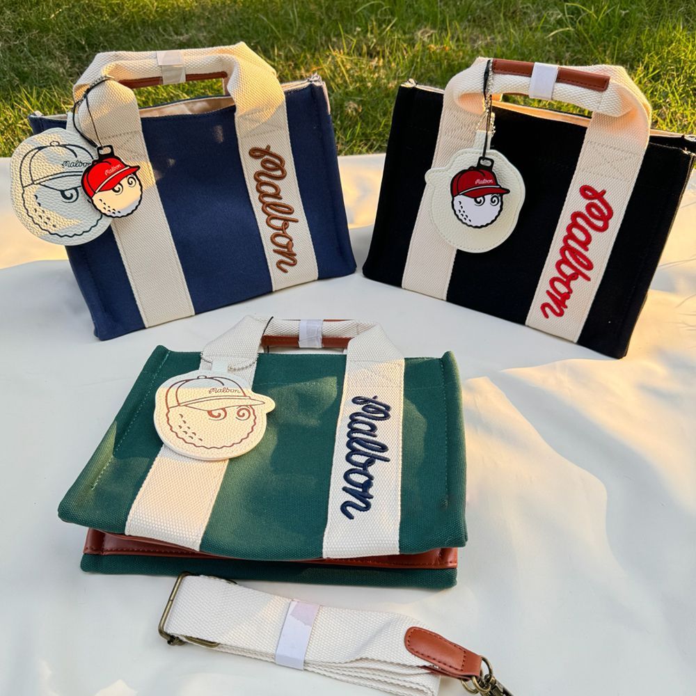 MALBON GOLF キャンバス トートバッグ カートバッグ 定番 - メルカリ