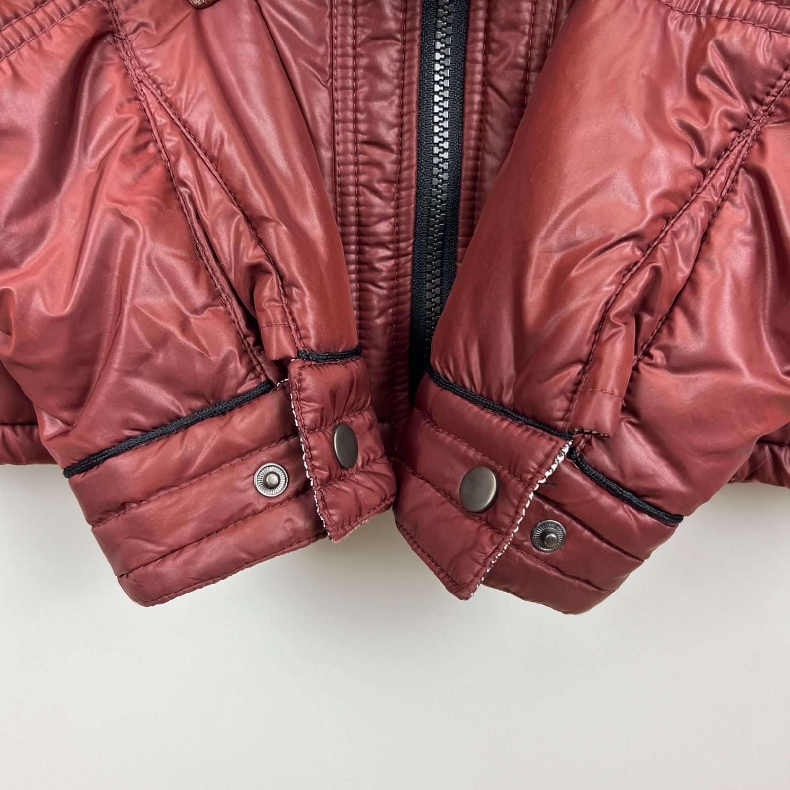 HIDEAWAYS NICOLE 00s y2k archive fur shiny puff jacket 46 