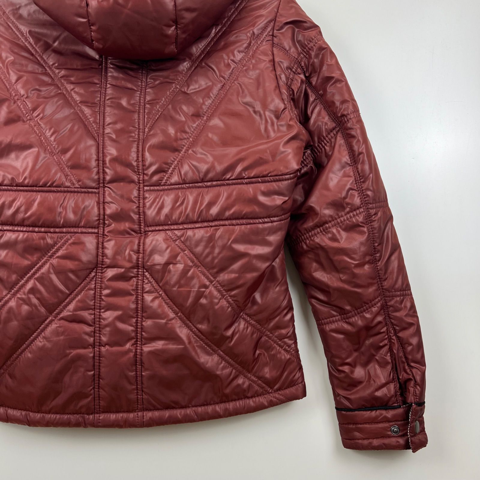 HIDEAWAYS NICOLE 00s y2k archive fur shiny puff jacket 46 