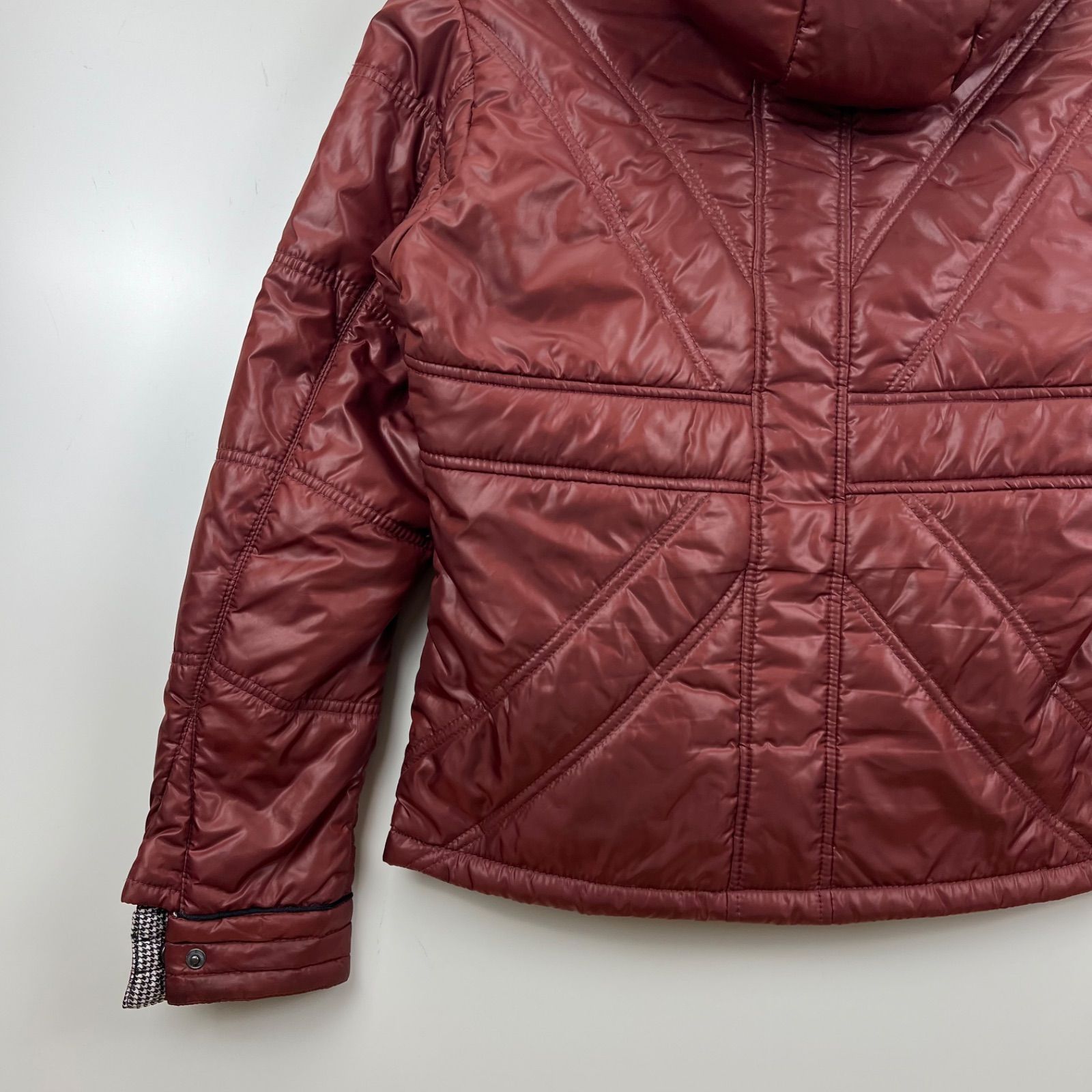 HIDEAWAYS NICOLE 00s y2k archive fur shiny puff jacket 46 