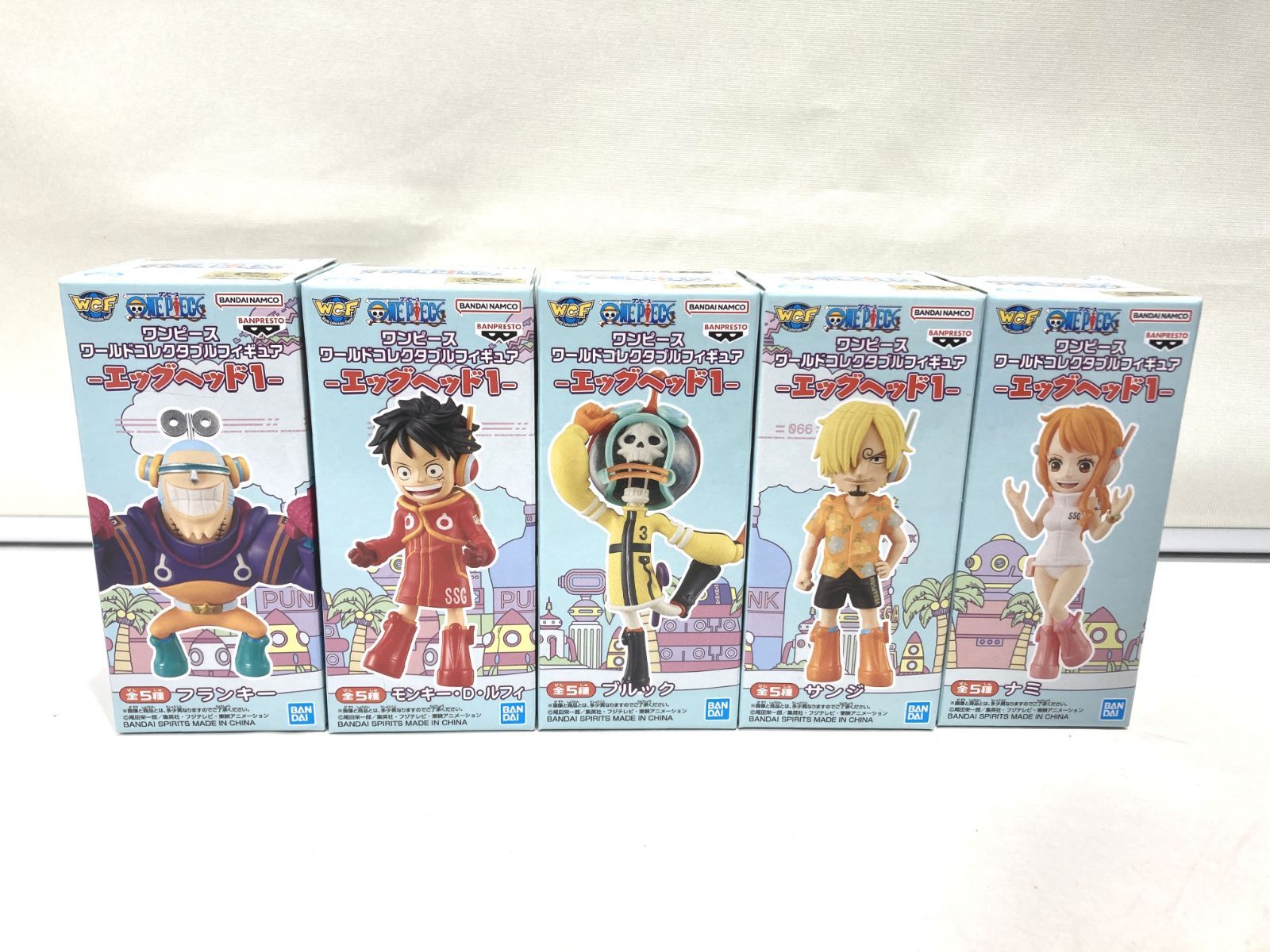 高松43-0029 ワンピース WCF エッグヘッド1 2 セット 全5種✕2 BANDAI