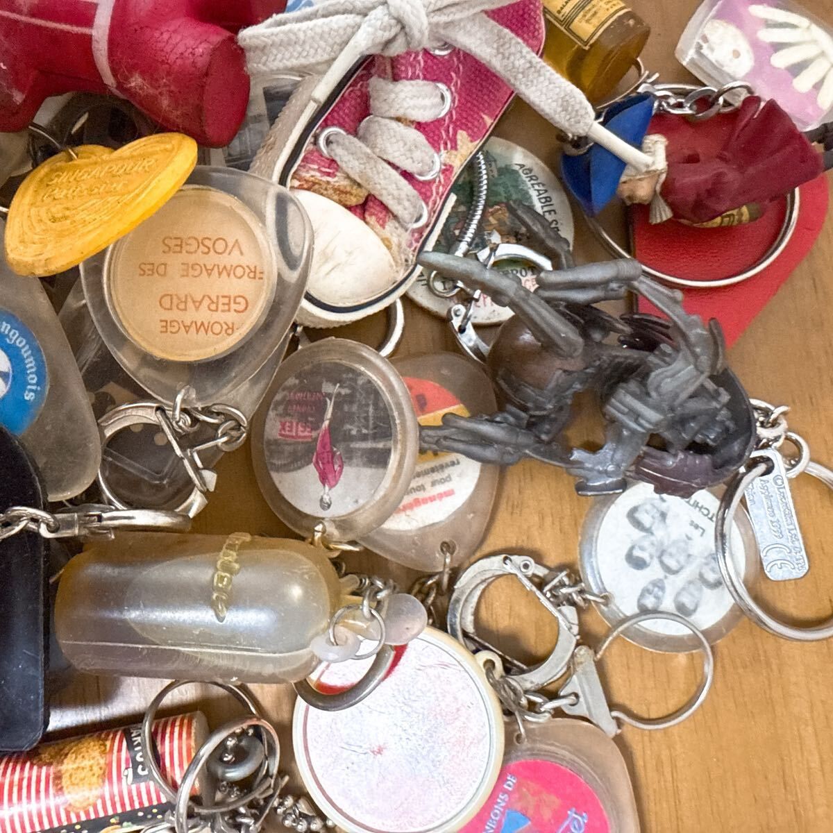 C】50個 フレンチキーホルダー ヴィンテージ まとめて まとめ売り 大量