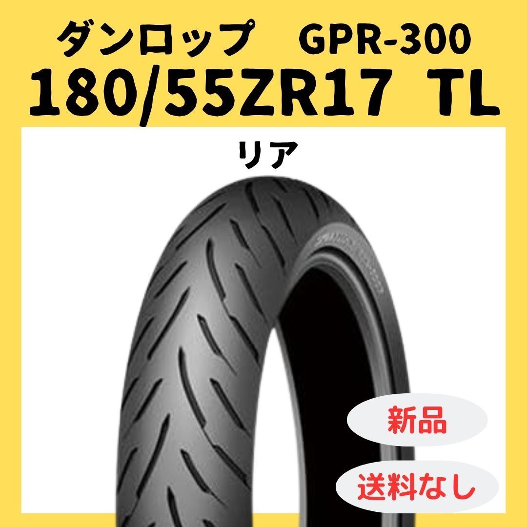 ダンロップ GPR 300 180 55 ZR 17 TL 310765