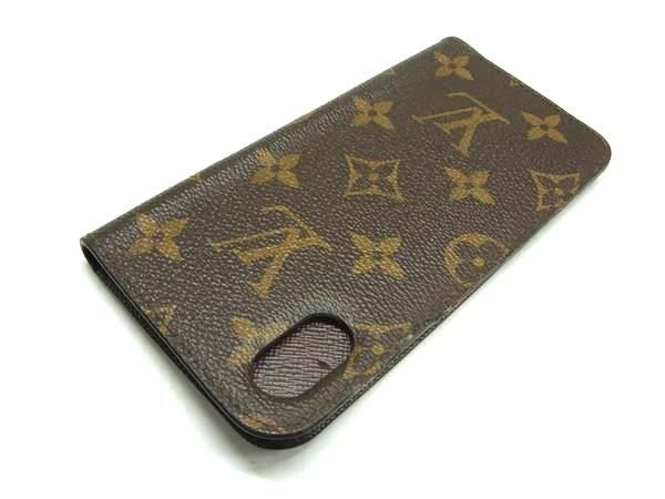 LOUIS VUITTON ルイヴィトン M63443 モノグラム フォリオ iPhoneX/XS