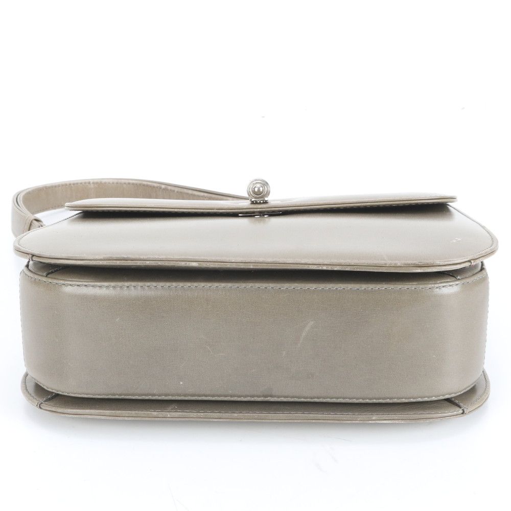 希少 ✨ オールドGUCCI ショルダーバッグ グレー オールレザー 希少 ✨ オールドGUCCI ショルダーバッグ グレー オールレザー GUCCI