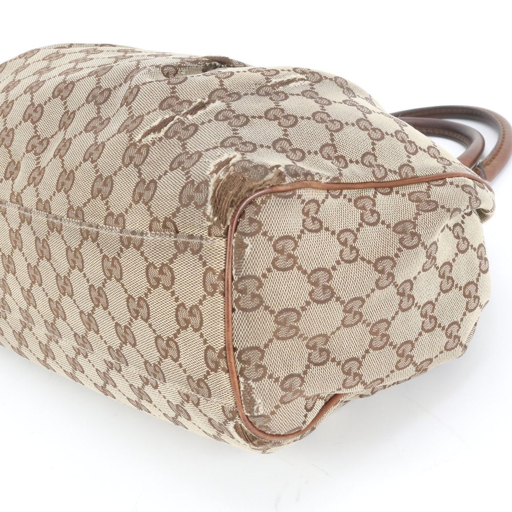 グッチ GGキャンバス スーキー 211944 レザー トート バッグ 肩掛け