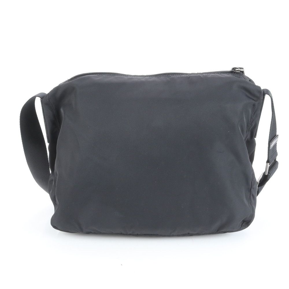 美品 プラダ テスート ナイロン トライアングルロゴ レザー ショルダー