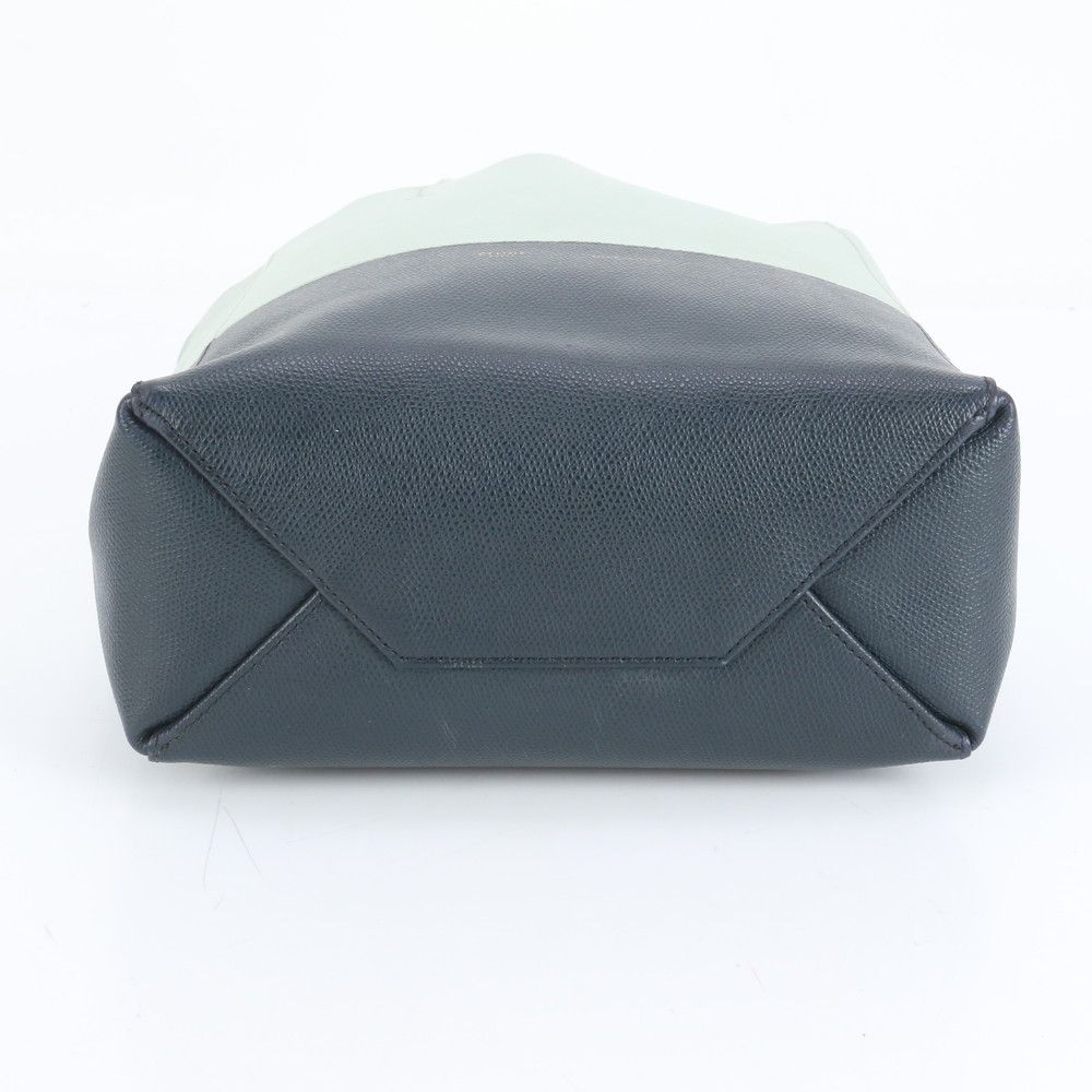 極美品 セリーヌ バーティカル カバ スモール レザー 2WAY ショルダー