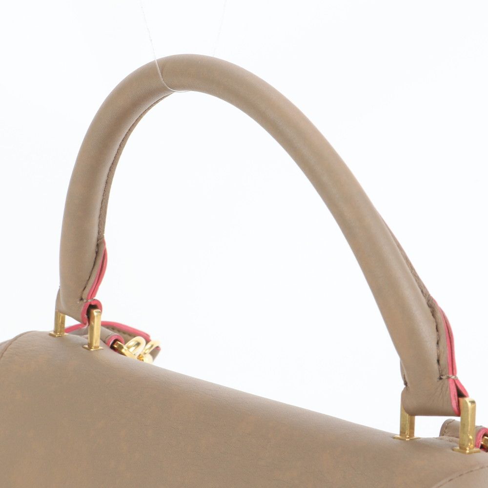 美品 セリーヌ トラペーズ スモール レザー 2WAY ショルダーバッグ