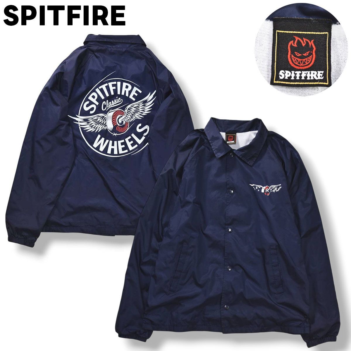 定番】 スピットファイヤー SPITFIRE ウィール ロゴ プリント ナイロン