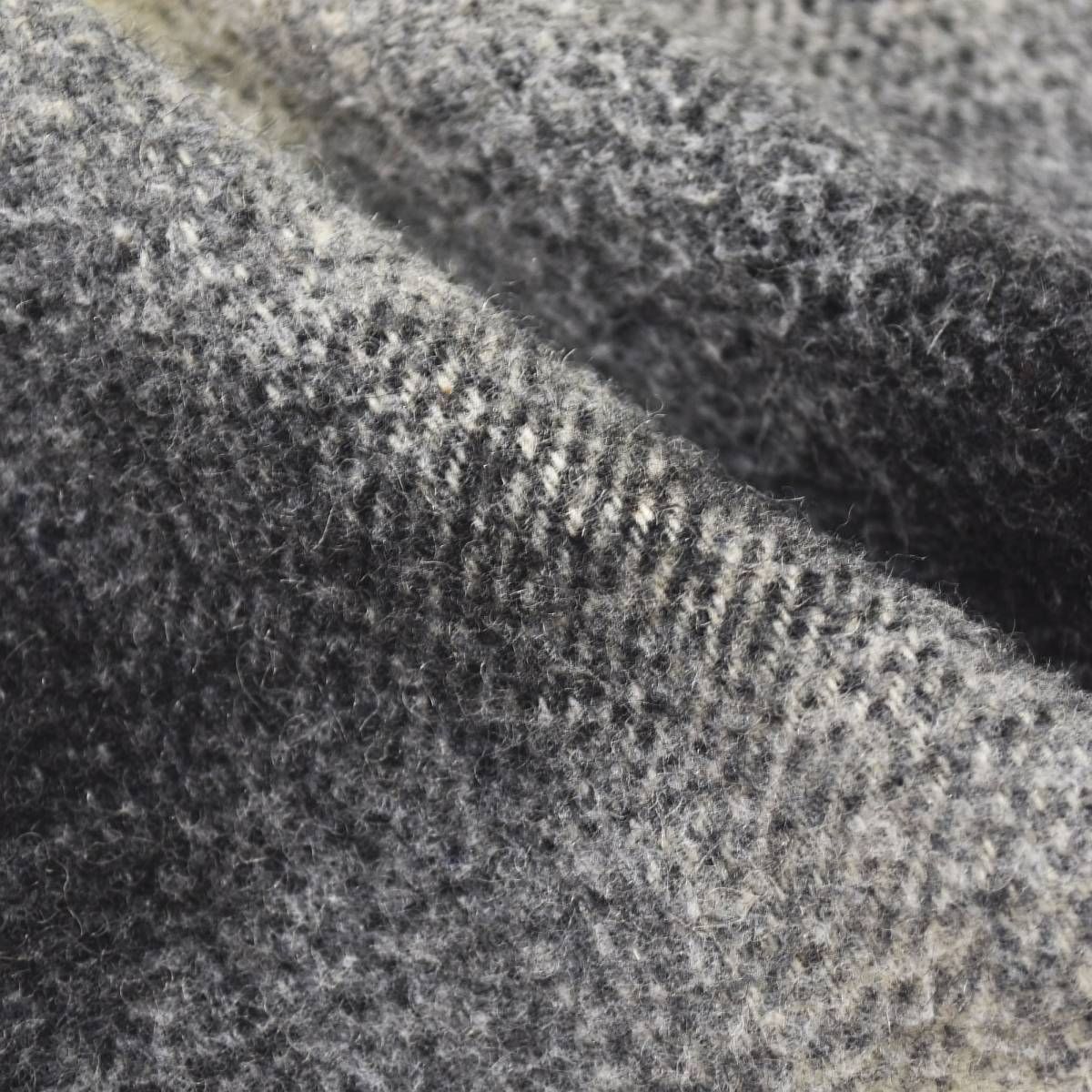 【希少】 80s 90s ヴィンテージ 日本製 ヴァン ヂャケット VAN JACKET INC 長袖 ウール シャツ ダブルポケット ラウンドヘム L オンブレチェック柄 グレー アメリカン カジュアル ウェア メンズ