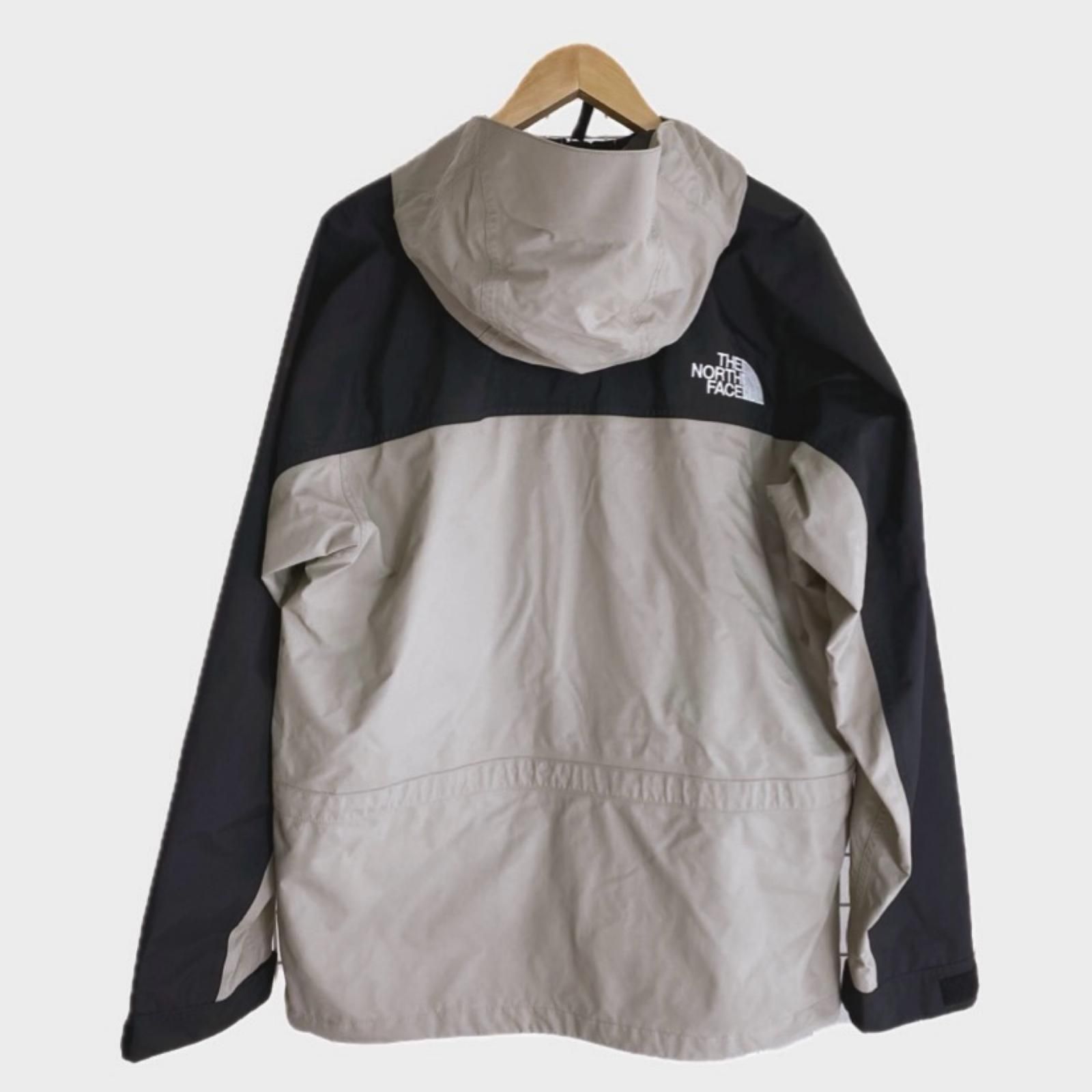 §§THE NORTH FACE ザノースフェイス マウンテンライトジャケット SIZE XL NP 11834 ベージュ×ブラック