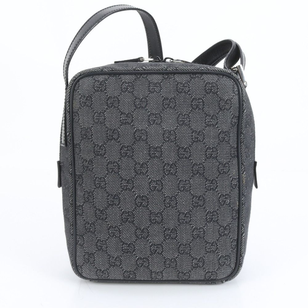 極美品 グッチ GGキャンバス 03136 レザー ショルダーバッグ 斜め掛け