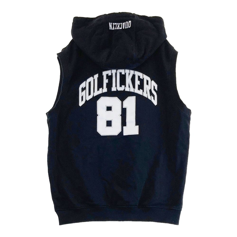サイズ：XL Golfickers ゴルフィッカーズ フード付 ジップベスト