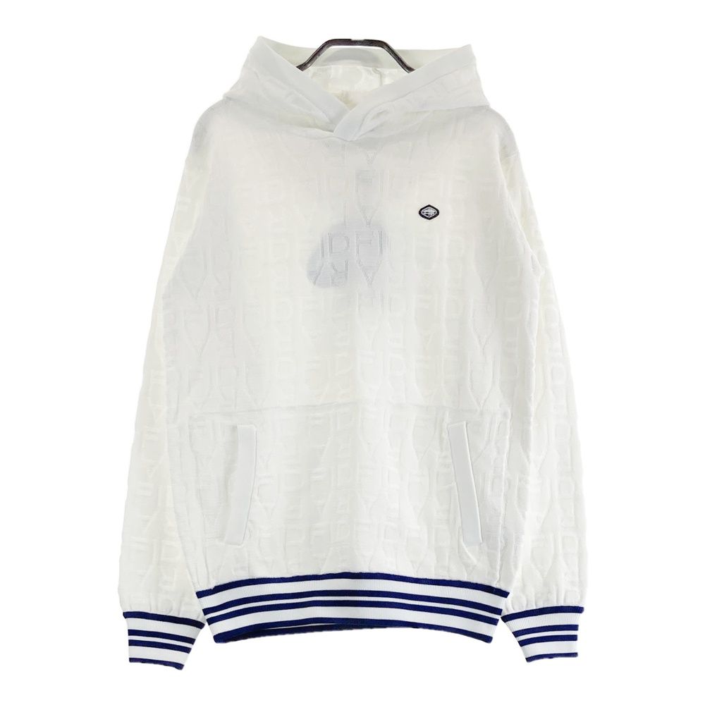 サイズ M FIDRA フィドラ ニットパーカー ホワイト系 ゴルフウェア レディース ストスト