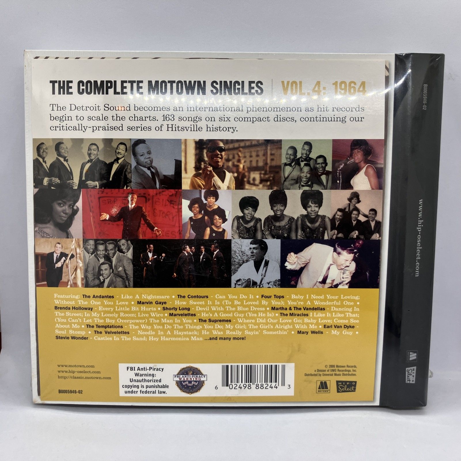 THE MOTOWN SINGLES VOL 4 1964 6 CD 7 inch 02 モータウン SUPREMES STEVIE WONDER MARVIN GAYEほか
