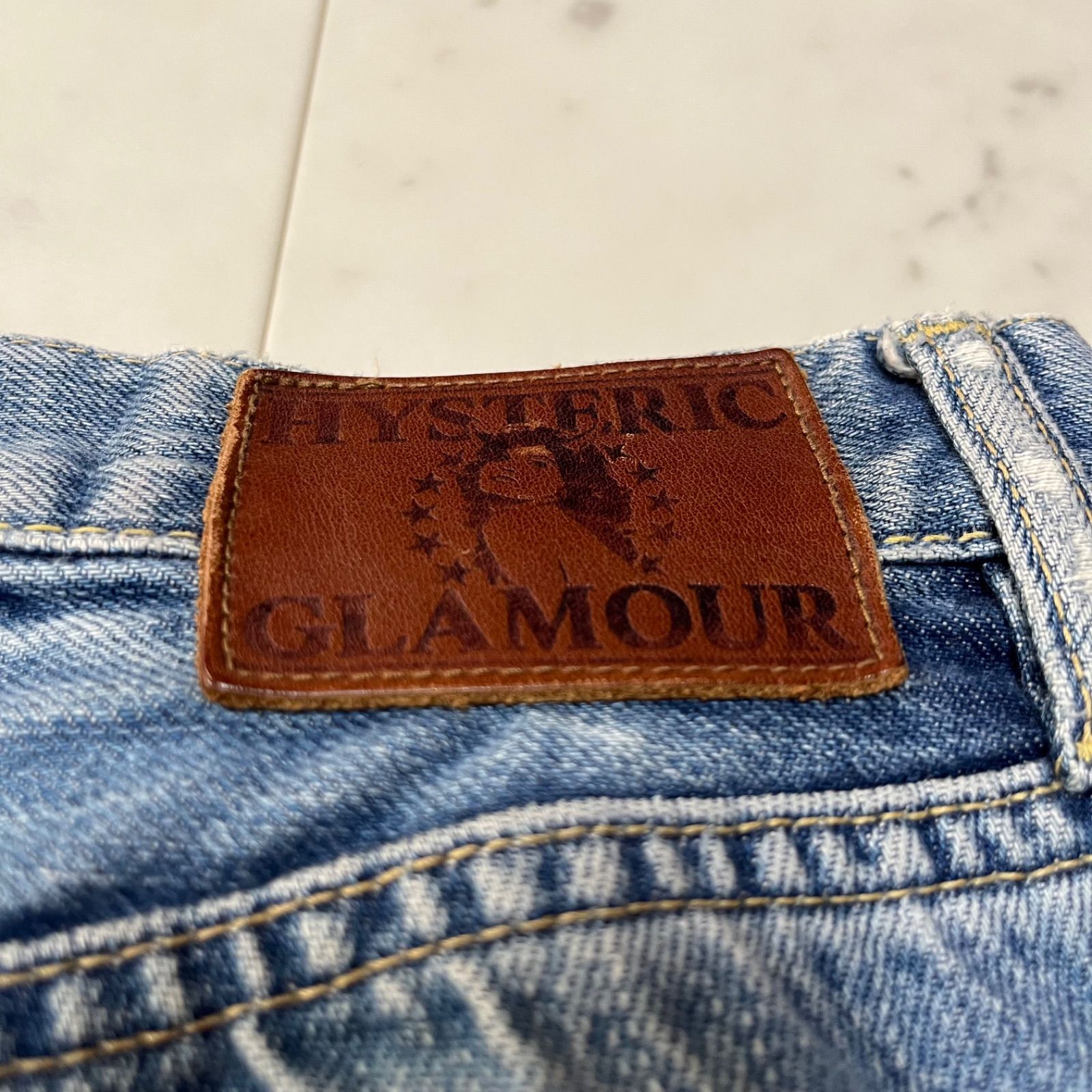 HYSTERIC GLAMOUR ヒステリックグラマー ヴィンテージ加工 スタッズ