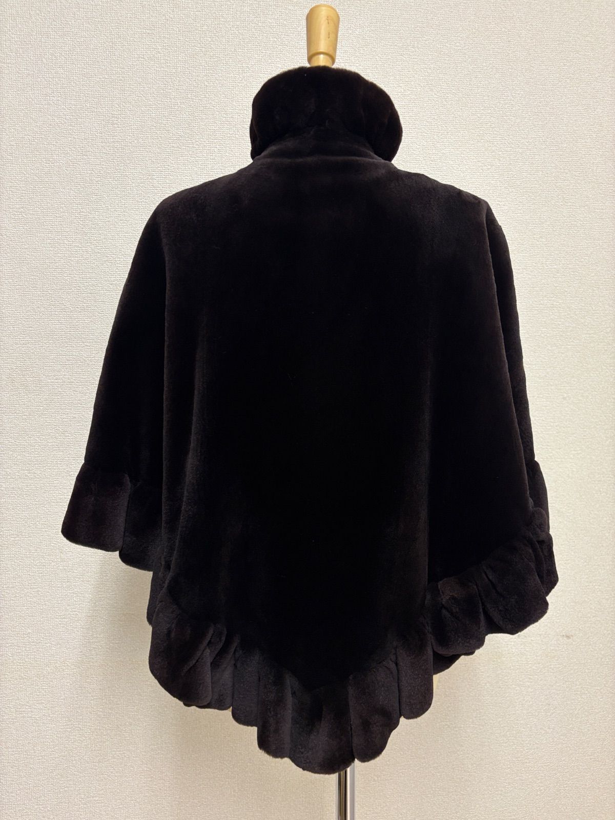 SAGA MINK ROYAL GRES ミンクケープ ポンチョ 毛皮 リアルファー