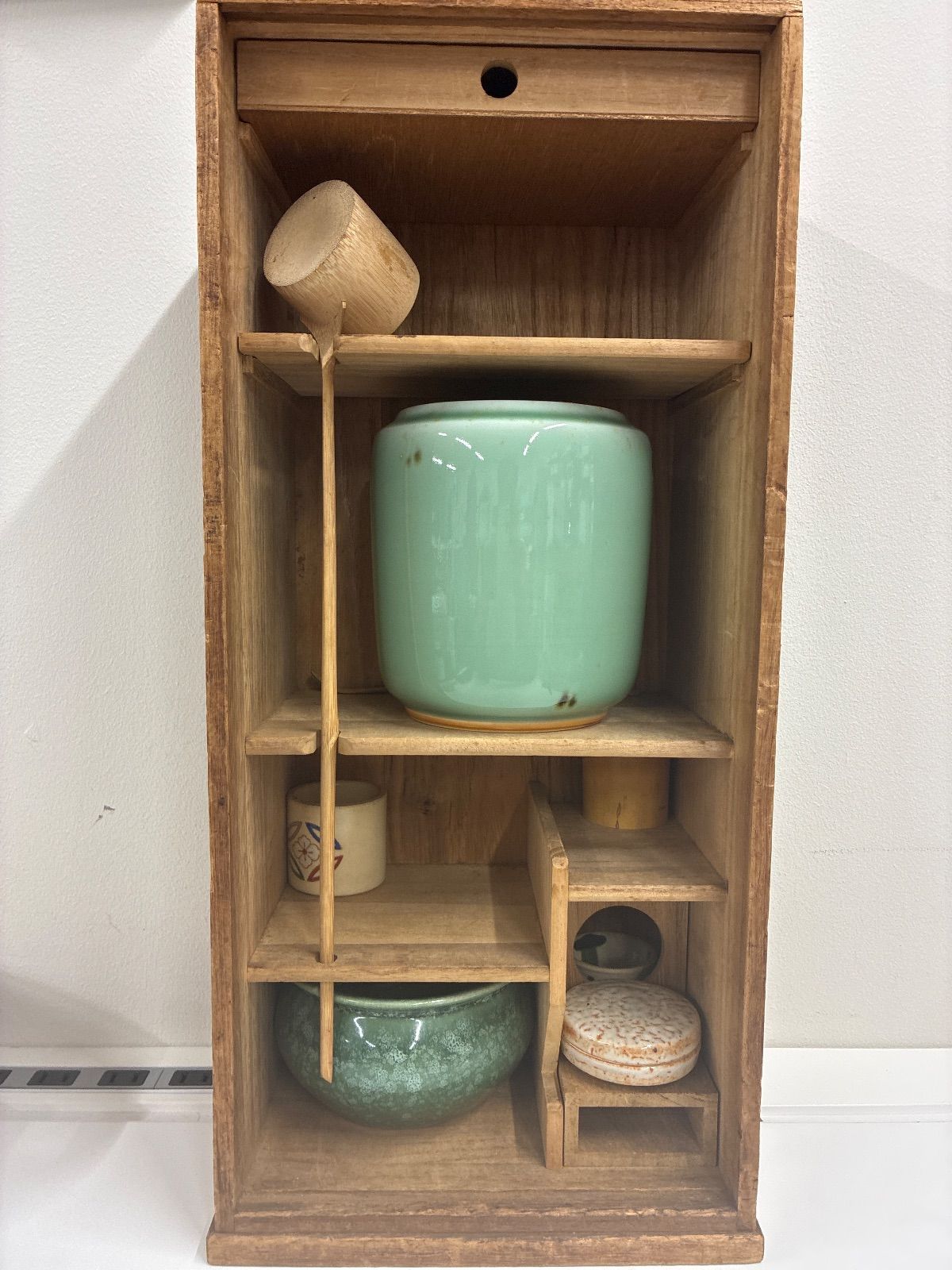 茶道具セット 千古窯の飛青磁皆具の水指付 - メルカリ